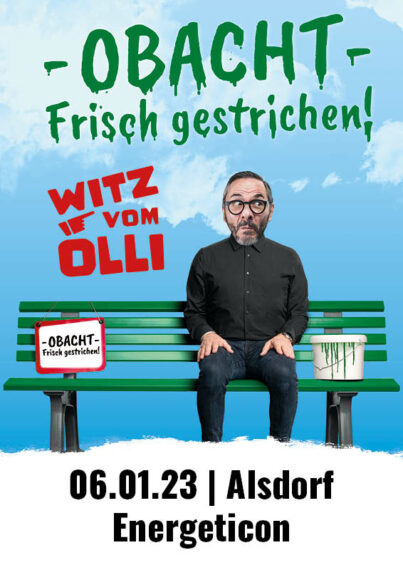 Tourplakat Witz vom Olli Alsdorf Energeticon