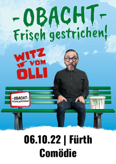 Tourplakat Witz vom Olli Comödie Fürth