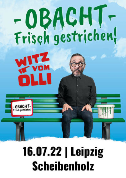Tourplakat WItz vom Olli Leipzig